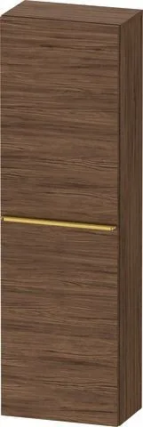 Duravit D-Neo Halbhochschrank Nussbaum dunkel Matt 400x240x1320 mm - DE1318R34210000 DE1318R34210000