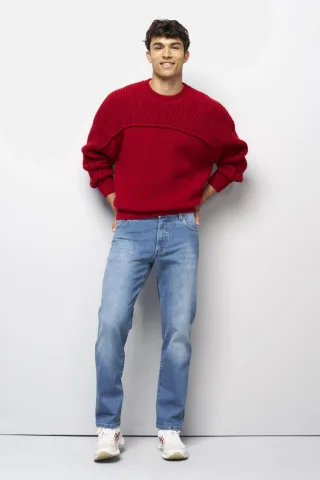 MEYER 5-Pocket-Jeans "M5 Five Pocket" M5 Linie, aus Denim