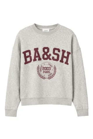 ba&sh - Sweatshirt - Benjamin grau - Gr. - 1