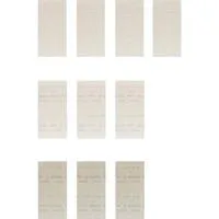 Expert M480 Netzstruktur-Schleifblatt-Set 115 x 230mm, K80 / 120 / 180 10-teilig, für Schwingschleifer