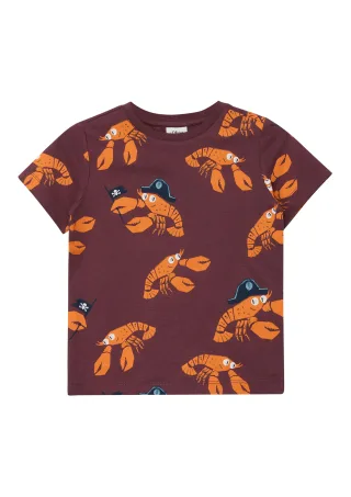 s.Oliver - T-Shirt rot/mehrfarbig - Gr. - 122
