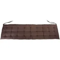 Marabellas Shop Bankauflage Polster für Gartenbank 150 x 40 x 4 cm Sitzkissen mit Punktsteppung, (1 St), inkl. Kordelbänder