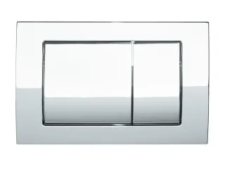 Mepa WC-Betätigungsplatte MEPA Cube 2-M Zinkdruckguss Glanzchrom, 420798 420798