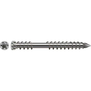 SPAX Terrasse A2 Zylinderkopf T-Star Plus T25 Fixiergewinde Cut, 100 Stück - 0537000500603