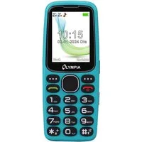 OLYMPIA OFFICE Star Seniorenhandy (Großtasten Handy, Mobiltelefon, Bluetooth, Dual-SIM, türkis)