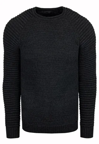 Rusty Neal Rundhalsausschnitt Pullover Schwarz