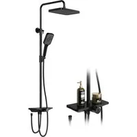 GarveeMore Brausegarnitur Duschsystem, Regendusche mit Umsteller, Handbrause