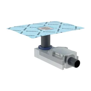 Geberit Duschbodenablauf 154050001 Fußboden ab 90 mm, für bodenebene Dusche