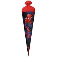 Roth Schultüte Marvel Spiderman, 70 cm, rund, Filzverschluss, Roth-Spitze, Zuckertüte