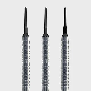 Soft Dart Barrel Zylinder Grip2 V3 - Silber / 16g