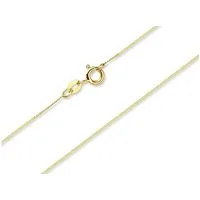 Silberkettenstore Goldkette Panzerkette 0,7mm - echt 585 Gold, Länge wählbar von 38-60cm
