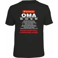 RAHMENLOS® T-Shirt für Großmütter: Firma Oma GmbH - kostenfrei, lebenslang