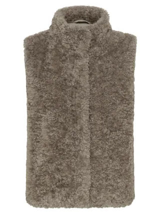 Olsen - Vest Indoor dark taupe - Gr. - 48