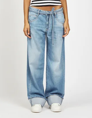 GANG Damen Jeans 94CLAIRE - baggy fit Jeans breeze blue