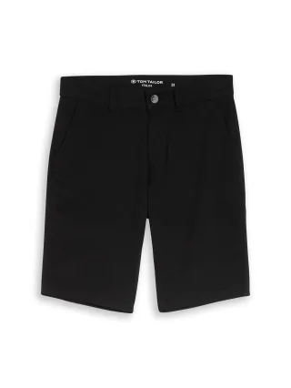 Tom Tailor - TTSLIM Chino Shorts black - Gr. - 38