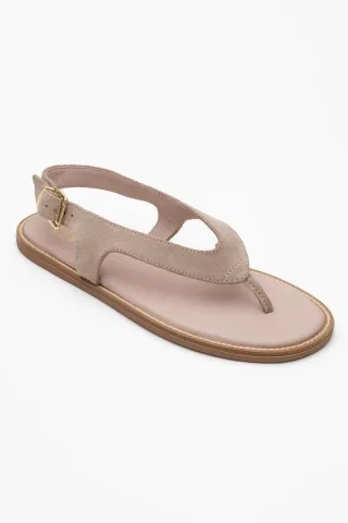 Belinda Leder Thong Sandalen (Women)