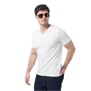 Boss - "Spirit" T-Shirt für Herren, V-Ausschnitt, Schmal (2er-Pack) (Weiß)