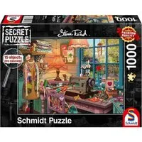 Schmidt Spiele Puzzle Im Nähzimmer (Puzzle), 1000 Puzzleteile