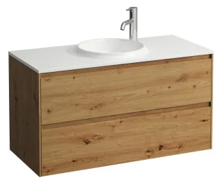 LAUFEN Waschtischunterschrank LANI 1030x520x595 2 Schubl. f.WT H814075 wildeiche, H4042721122671 H4042721122671