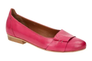 Everybody Leder Ballerina BORIA 23606F2399 Pink dalia - Echtleder, Holzschich...