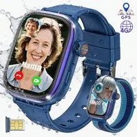 Vashoy 2026 T86 Smartwatch Kinder mit GPS Ortung kinderuhr & SIM-Karte Smartwatch (5 cm/2 Zoll, Android/4G (LTE) Mit App-Download-Funktion, 5-tlg., AMOLED-Display, Schulmodus, Schwenkbare HD-Kamera, schmaler Rand, GPS Tracker Kinder,SOS, Auflösung 36