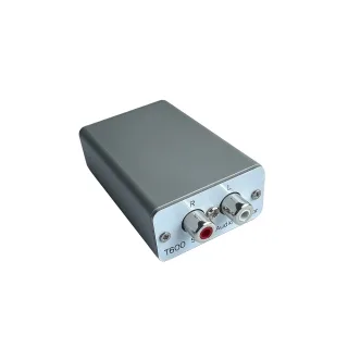 Passive Audio Noise Isolator RCA Stereo Interface Aluminum Alloy Shell Plug and Play Removes Ground Loop Interference Si