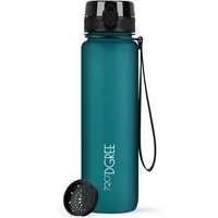 720°DGREE Trinkflasche Trinkflasche uberBottle softTouch mit Sieb smaragd green 1l