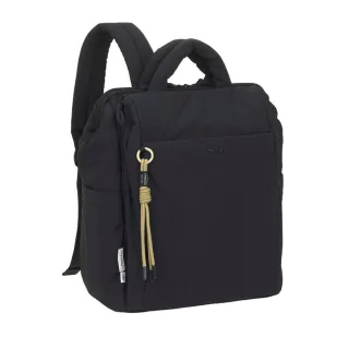 Lässig Wickelrucksack Minoa - Schwarz