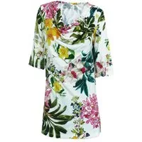 Passioni T-Shirt mit tropischem Blumenmuster