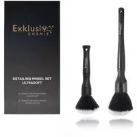 Exklusiv Chemie GmbH Autowaschbürste Detailing Pinsel Set Ultrasoft, (2 teilig), Ultrasoft & Oberflächenschonend
