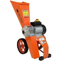 Forest Master Messerhäcksler Elektro Häcksler Mulcher 2800 Watt, 4 PS Direktantrieb FM4DDE-MUL