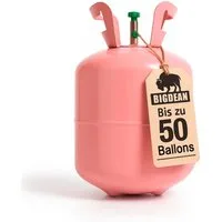 BigDean Helium Helium Balloon Gas für bis zu 50 Luftballons – Helium Gasflasche XXL, Ballongas, Leichte Anwendung, Spaß für Groß & Klein