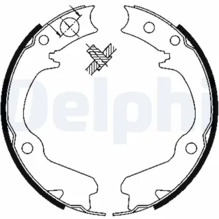 Delphi Bremsbacken hinten Subaru Forester Impreza Legacy