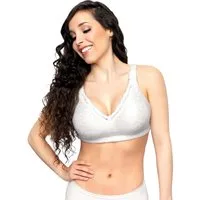 Exquisite FORM Bügelloser BH 61062048 mit Komfortfutter und gemusterten Jacquard mit gezackter Spitze