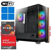 X-HARDWARE X-Entry Gaming Computer 5600G, 16GB RAM, 512GB SSD + bis zu 4TB HDD Gaming-PC (AMD Ryzen 5 5600G, AMD Radeon Graphics (iGPU), 16 GB RAM, 0 GB HDD, 512 GB SSD, Luftkühlung, Windows 11)