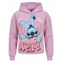 Disney Hoodie Disney Lilo u Stitch Mädchen Hoodie Kapuzenpullover Pullover 100% Baumwolle, Gr. 134 bis 176