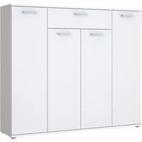 FORTE Kommode Kombikommode, Stauraum, Einlegeböden verstellbar, B/H/T ca.140/120/34 cm, viel Stauraum, PEFC zertifiziert