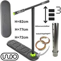 INDO Stuntscooter Indo Pro Fusion Trampolin Stunt-Scooter Trick Trainer H=72 bis 82cm
