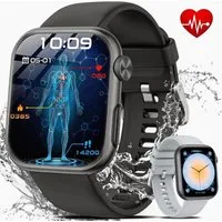 SWGOTA Smartwatch Damen Herren EKG+PPG/Blutdruck/SpO₂/BMI-Überwachung Smartwatch (1,97 Zoll), 2026 NEW Fitnessuhr mit Herzfrequenz-/SpO2-/Schlafüberwachungsfunktion