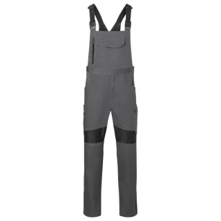 KÜBLER REFORCE Latzhose - kürzgröße dunkelgrau/schwarz 58K - 3260 3342-9899-58K