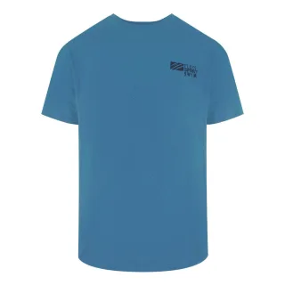 Klassisches Kurzarm-Logo-T-Shirt in Aqua