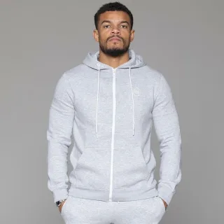 MYT Neue Herren Fleece Zip Up Hoodie Grau