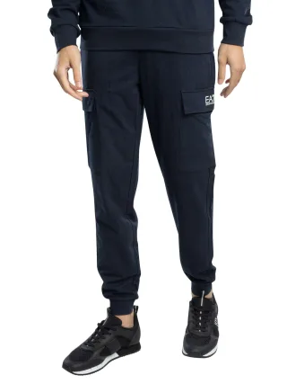 EA7 Core Identity Cargo-Jogginghose, Blau