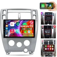 ESSGOO Android 15 CarPlay Für Hyundai Tucson JM 2004-2010 GPS NAVI Bluetooth Autoradio (RDS, 4+64GB(optional), DAB (optional), FM, GPS, DAB+ (optional), Carplay Android Auto Bluetooth EQ USB GPS Navi WIFI Touchscreen)
