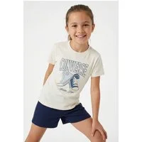 Converse T-Shirt CNVG SNEAKER GFX T-SHIRT für Kinder und Jugendliche geeignet, Kurzarm, mit Rundhalsausschnitt