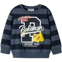 Name It Sweatshirt NMMJOSEF POKEMON NREG SWEAT UNB SKY Baumwollmischung, regular fit