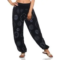 OriginalYou Haremshose Sommerhose Damen Boho Flatterhose leichte Yoga-Hose weites Bein luftige & leicht, hautfreundliches Material