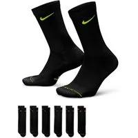 Nike Funktionssocken U NK ED ELVD CRW 6P - 144 atmungsaktives Material, für Erwachsene