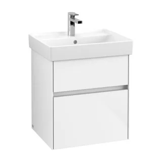 Villeroy & Boch Collaro Waschtischunterschrank C00700DH 51x54,6x41,4cm, Glossy White