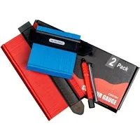 ACROMA Konturenlehre 2-teiliges Konturmessgerät 10”+ 5” Konturenlehre Duplikator, 2-St.